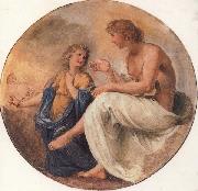 Giovanni da san giovanni Phaeton and Apollo oil painting artist